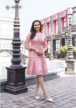 Myree Present Kitkat Rayon Printed Tunic