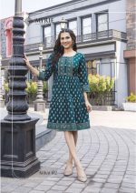 Myree Present Kitkat Rayon Printed Tunic