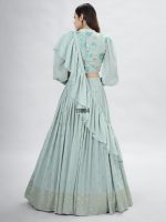 Wedding Wear Stitched Georgette Designer Lehenga Choli Collection