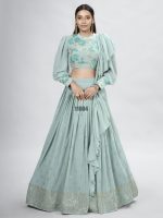 Wedding Wear Stitched Georgette Designer Lehenga Choli Collection