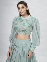 Wedding Wear Stitched Georgette Designer Lehenga Choli Collection