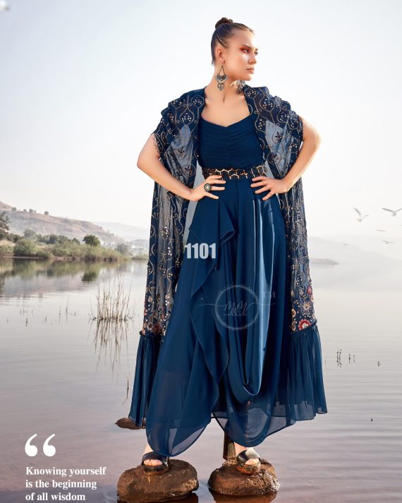 Arzoie Vol-3 By M&M Heavy Georgette Party Wear Western Outfits Collection