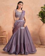 Ready To Wear Partywear Embroidery Saree With Blouse Collection