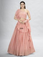 Wedding Wear Stitched Georgette Designer Lehenga Choli Collection