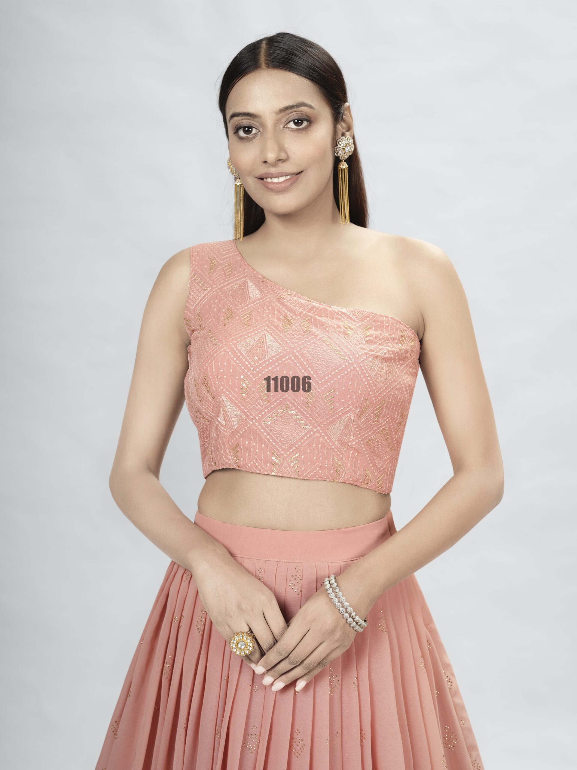 Wedding Wear Stitched Georgette Designer Lehenga Choli Collection