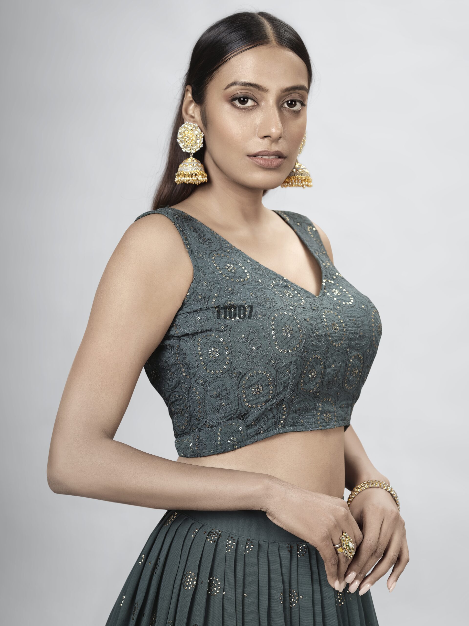 Wedding Wear Stitched Georgette Designer Lehenga Choli Collection