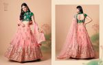 Glamorous Mirror Work Net Wedding Wear Lehenga Choli