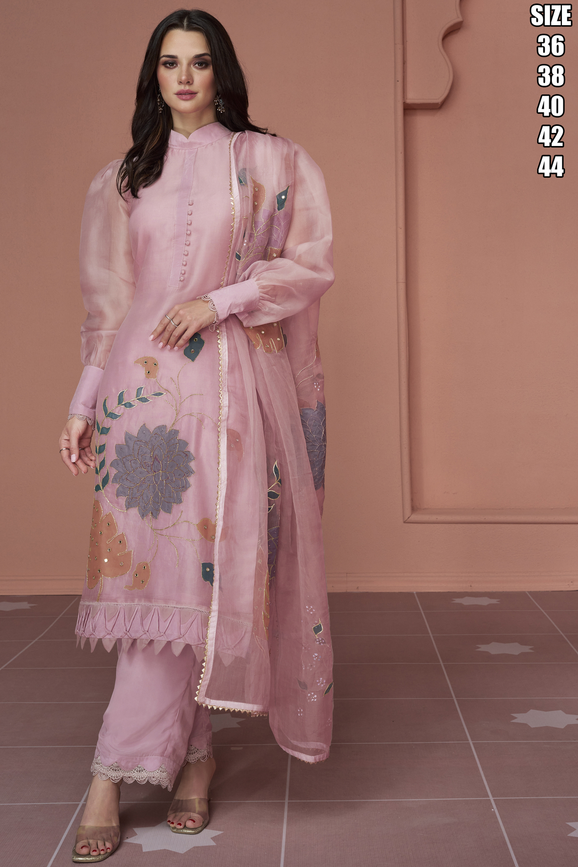 Elegance of Organza and Premium Silk: Unveiling Our Exquisite Premium Salwar Suit Collection!"