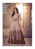 Noor Platinum Shaded By Sayuri Designer Partywear Stylish Gown Collection