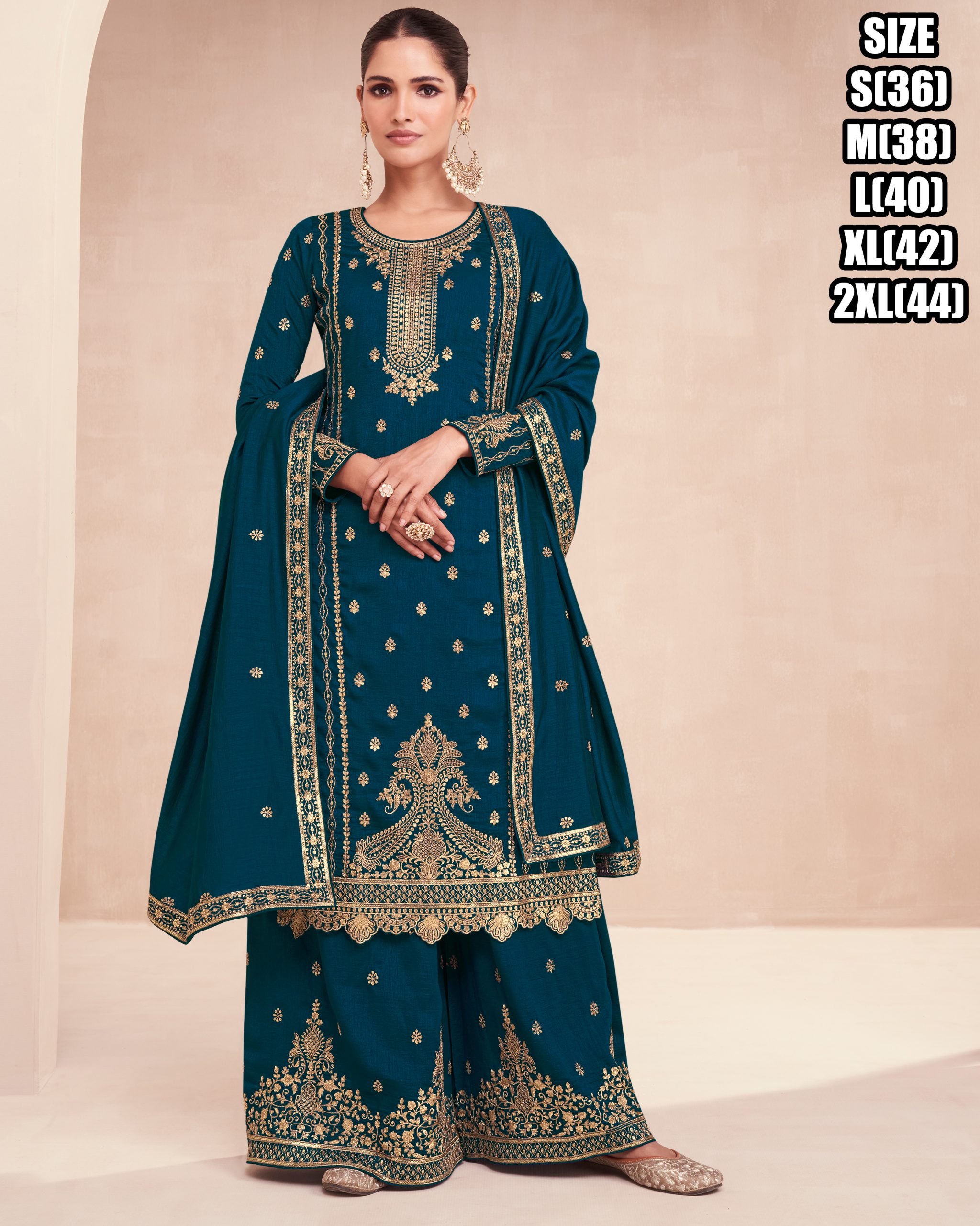 Embrace Timeless Beauty In Our Premium Silk Embroidery Salwar Suit Collection
