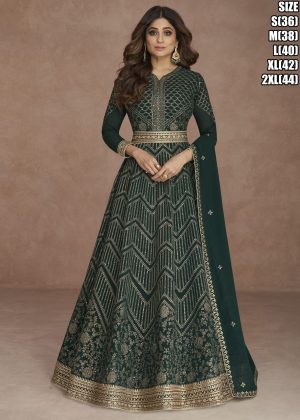 Aashirwad Gulkand Sajni Traditional Designer Gown With Dupatta Collection