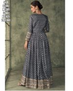 Sayuri Shine Ready To Wear Viscos Silk Designer Heavy Gown Collection