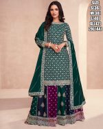 Women's Readymade Premium Chinon Silk Embroidery Designer Suit