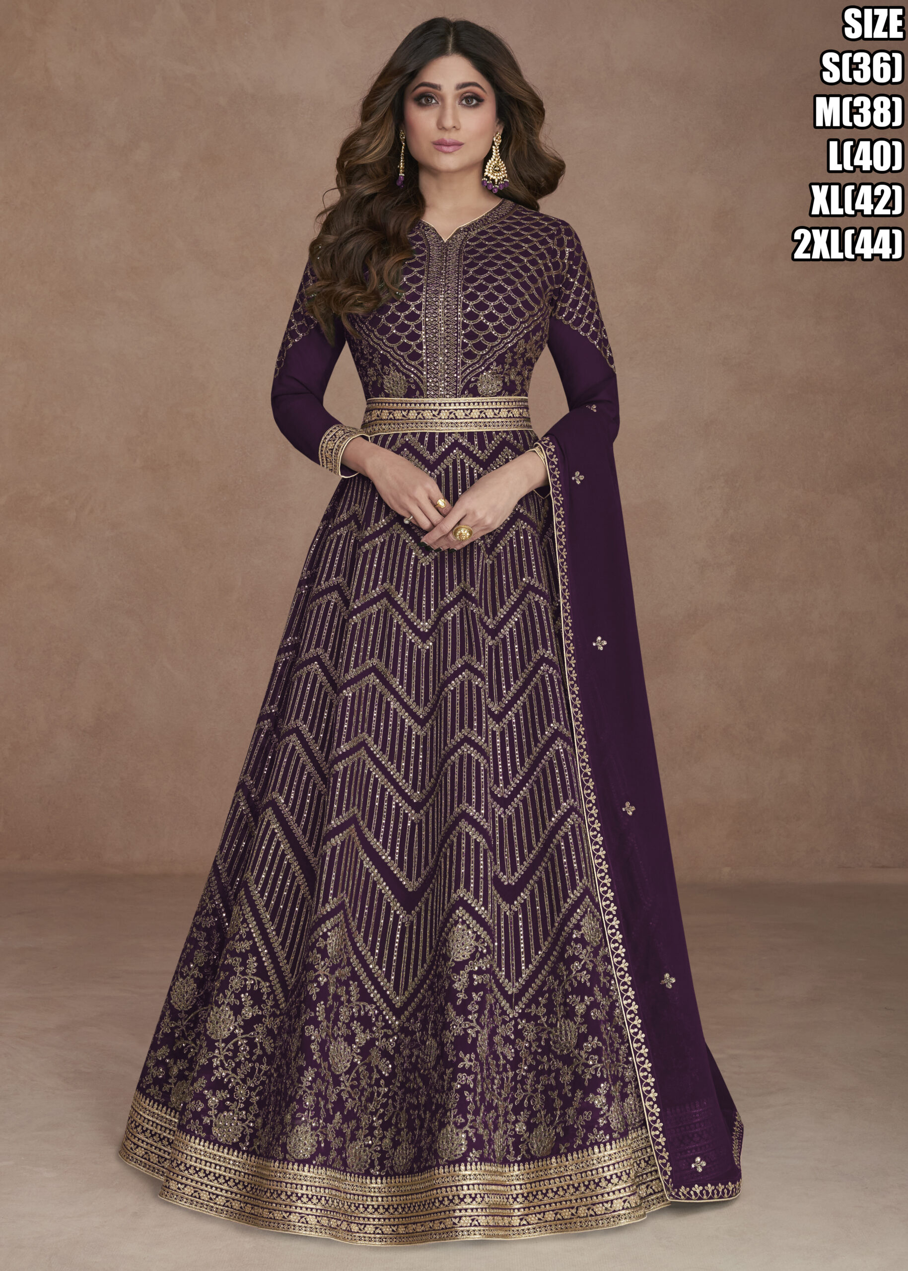 Aashirwad Gulkand Sajni Traditional Designer Gown With Dupatta Collection