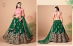 Glamorous Mirror Work Net Wedding Wear Lehenga Choli