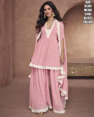 Beautiful Stitched Real Georgette Printed 3 Pcs Dress