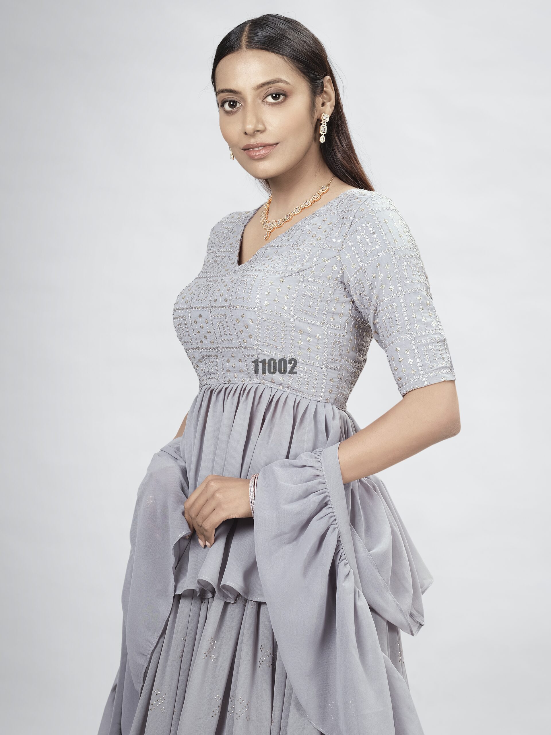 Wedding Wear Stitched Georgette Designer Lehenga Choli Collection