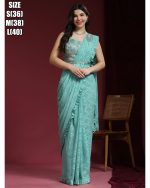 Presenting Party Wear Designer Ready To Wear Saree With Blouse