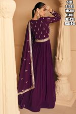 Ready To Wear Real Georgette Heavy Embroidery Gown And Dupatta