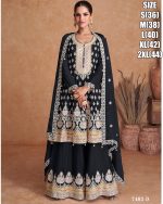 Women's Ready To Wear Real Chinon Embrodiery Partywear Salwar Suit