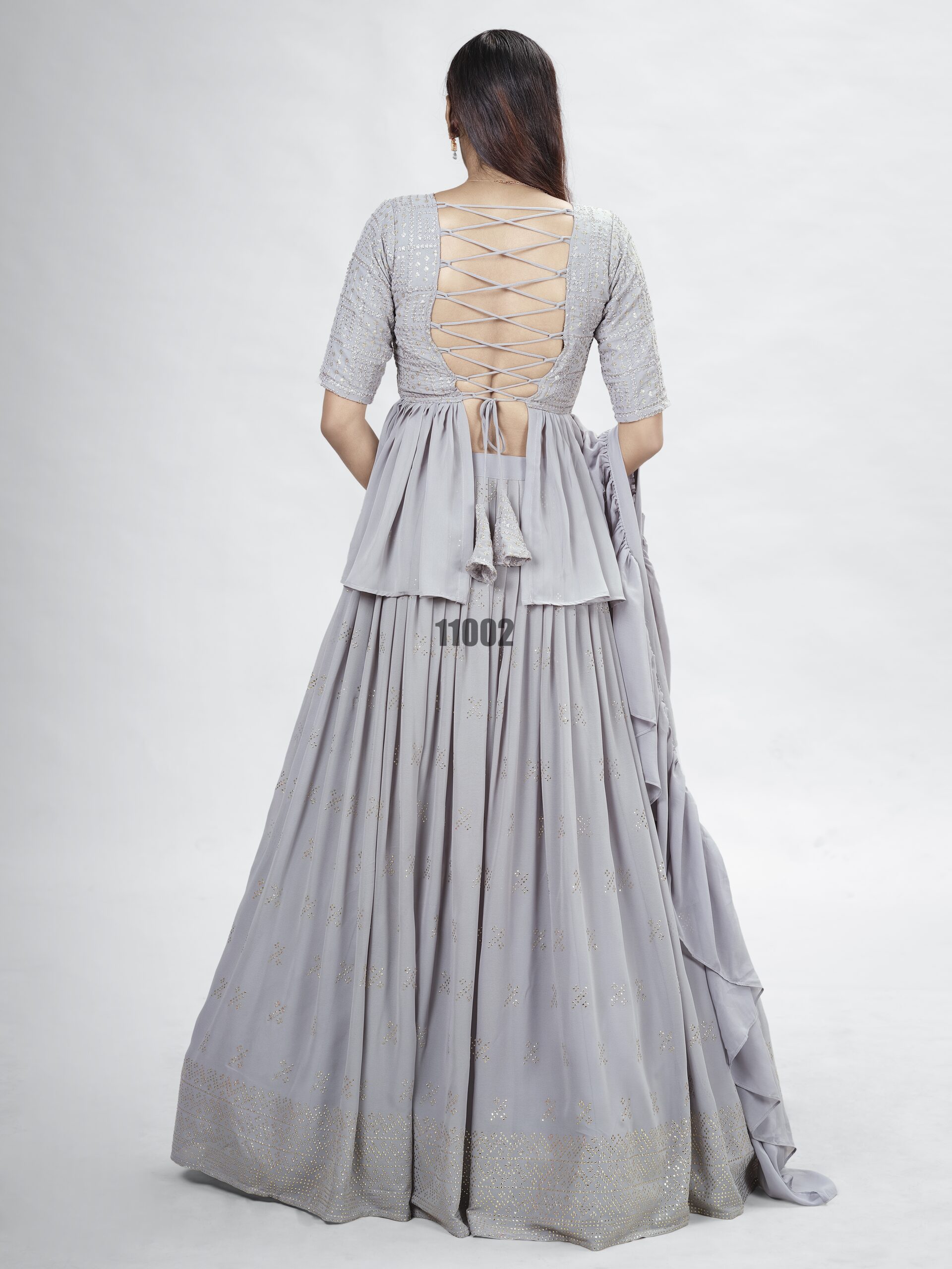 Wedding Wear Stitched Georgette Designer Lehenga Choli Collection