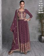 Dive into Luxury with our Real Georgette Embroidery Top paired with Bottom and Dupatta A Stunning Ensemble for Unforgettable Moments