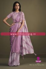 Ethnicrang Womens Ready To Wear Embroidery Saree With Blouse