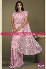 Ethnicrang Womens Ready To Wear Embroidery Saree With Blouse