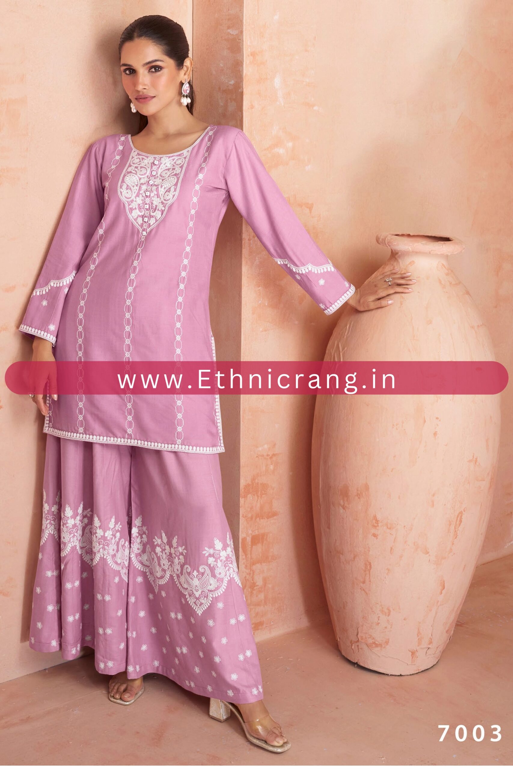 Get Ready to Party with Lakhnavi Rayon Cord Set for Women