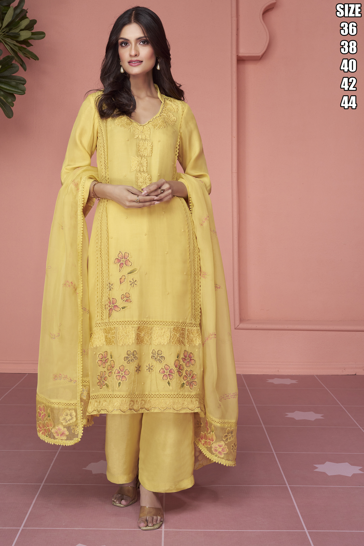 Elegance of Organza and Premium Silk: Unveiling Our Exquisite Premium Salwar Suit Collection!"