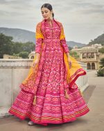 Virasat Patola Dola Silk Digital Printed Readymade Gown Collection
