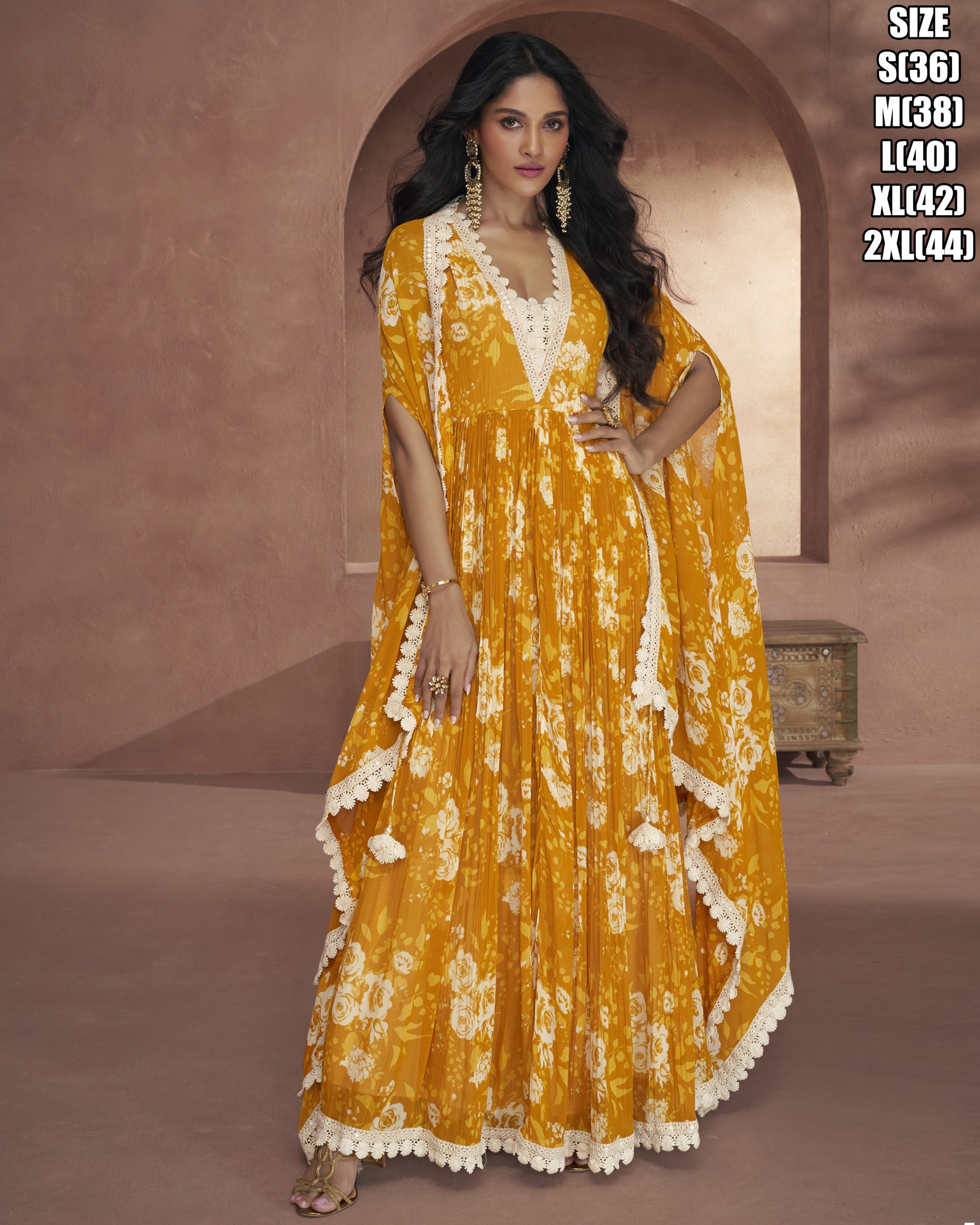 Beautiful Stitched Real Georgette Printed 3 Pcs Dress