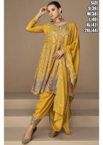 Heena Catalogue By Aashirwad Creation Premium Chinon Silk Designer Festive Wear Salwar Kameez