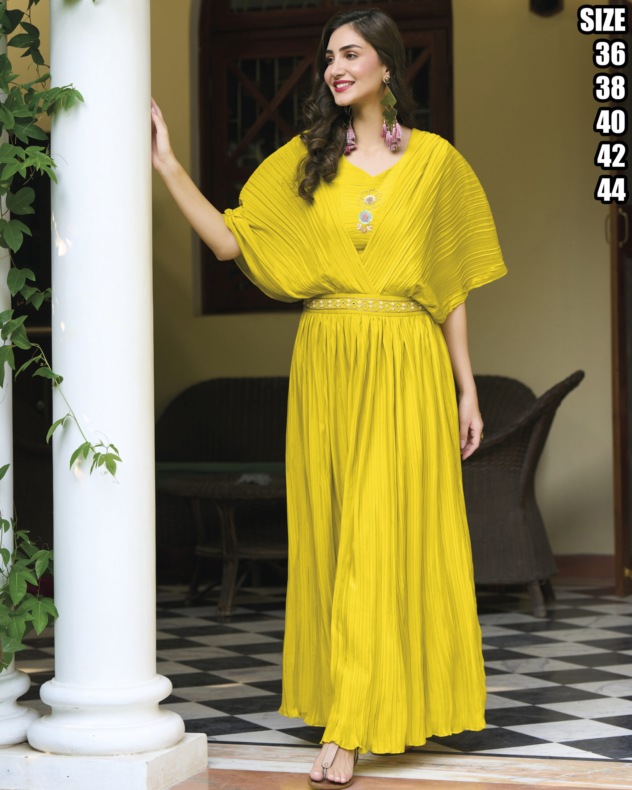 Zaveri Present Jimmy Chinnon With Crush Georgette Handwork Long 1