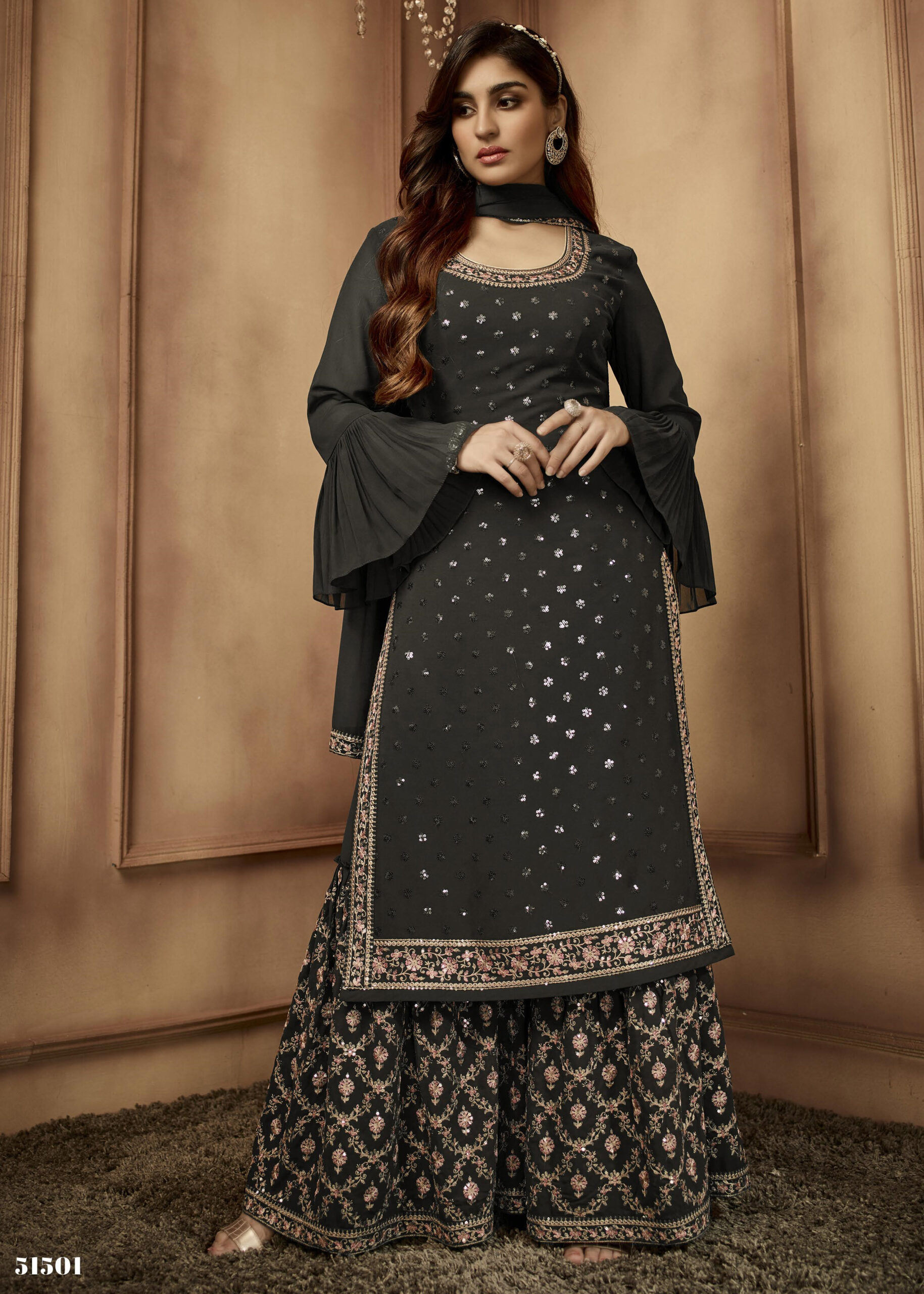 Presenting Real Georgette Designer Ready To Wear Salwar Kameez Collection