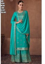 Gulkayra Vaani Embrodiery Georgette Readymade Sharara Pair