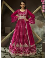 Falak by Fiona Georgette Embroidery Long Readymade Gown With Dupatta