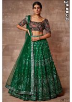 Wedding Wear Stitched Soft Organza Designer Lehenga Choli Collection
