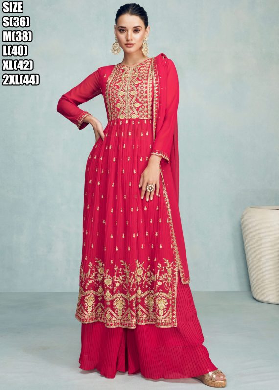 Heavy Designer Sequence Work Traditional/Festive Special Nyra Cut Suit