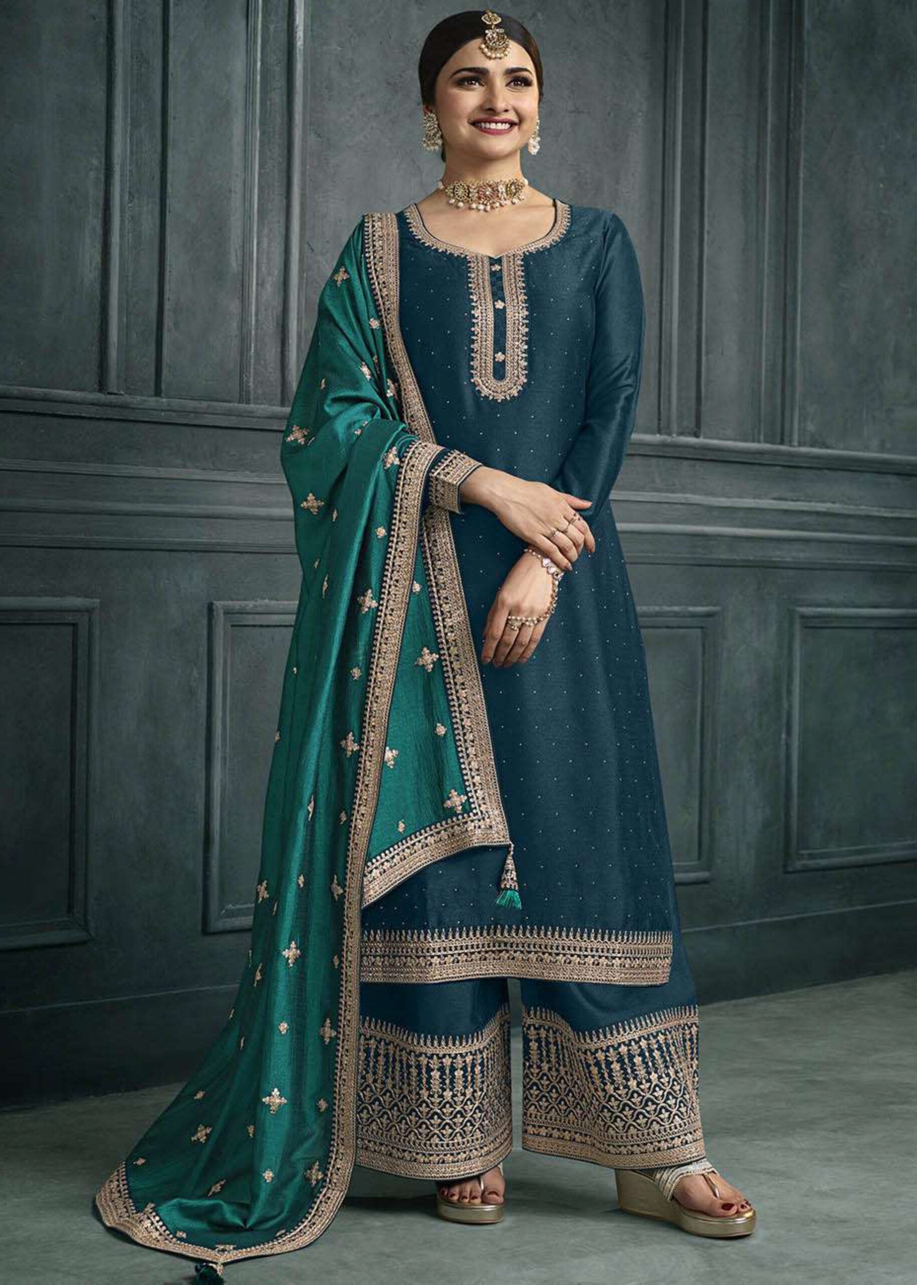 Vinay Fashion Kaseesh Shaheen Vol 4 Desinger Pakistani Style Semi Stitched Suit