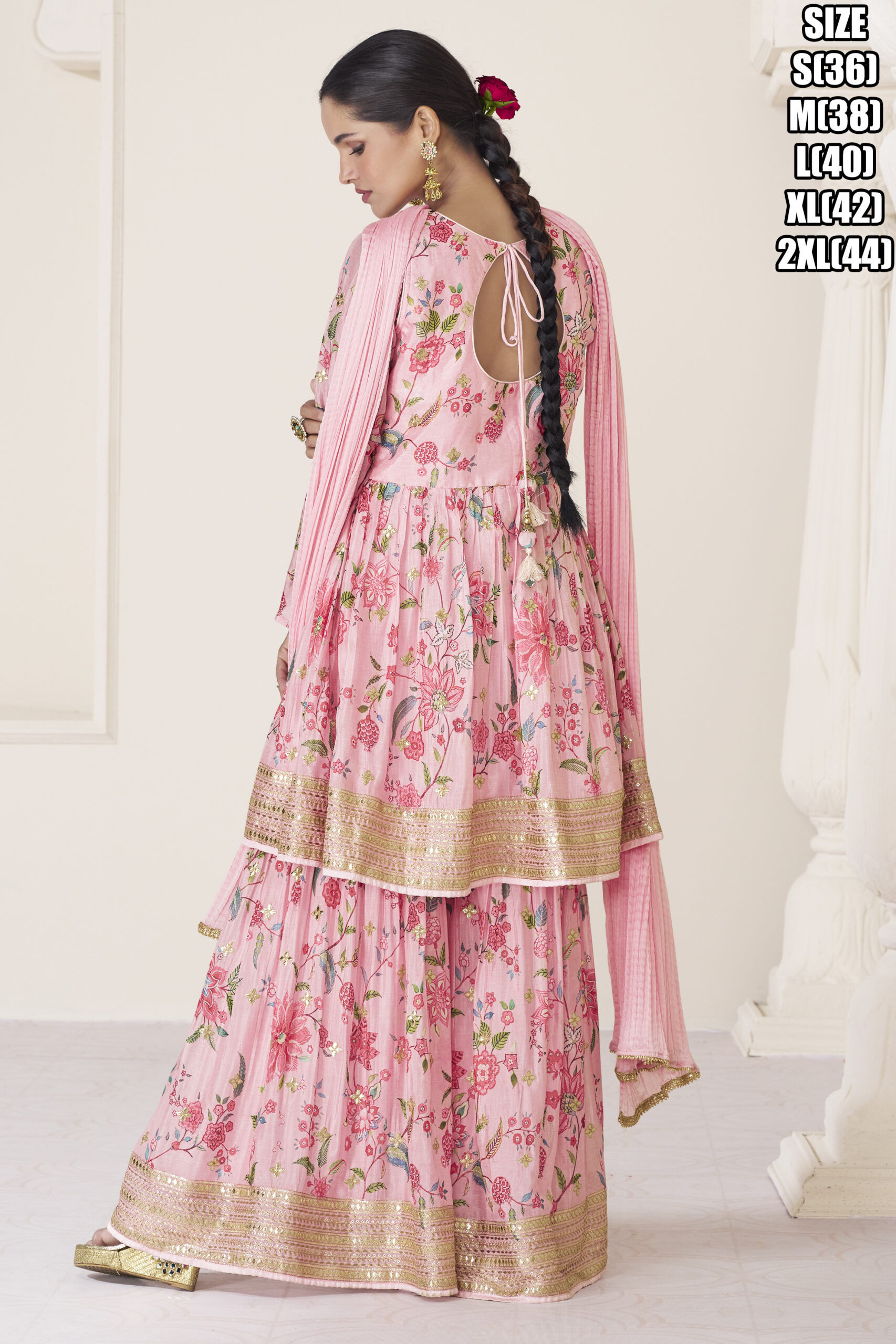 Elegant Eid-ready Premium Organza Silk Readymade Dress With Exquisite Embroidery Shop Now For A Stunning Multi-colored Ensemble