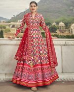 Virasat Patola Dola Silk Digital Printed Readymade Gown Collection