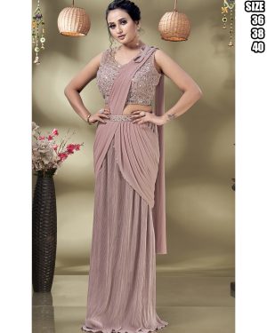 Ready To Wear Designer Saree With Handwork Blouse Collection