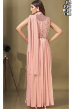 Glamour Unleashed: Imported Lycra Saree, Fancy Sequin Blouse + Parl Work, Designer Sequins Shrug - A Perfect Trifecta of Style