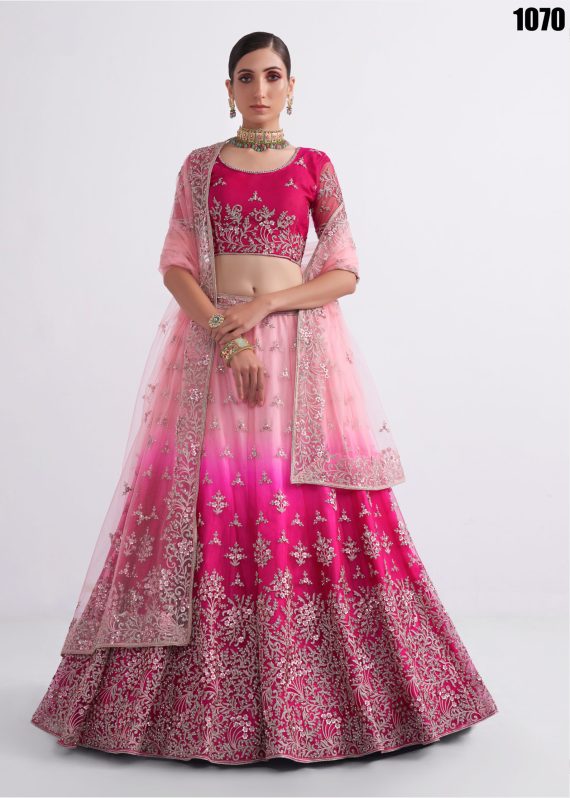 Alizeh Official Shades 1070 Series Bridal Lehenga Collection At Wholesale
