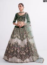 Alizeh Official Shades 1070 Series Bridal Lehenga Collection At Wholesale