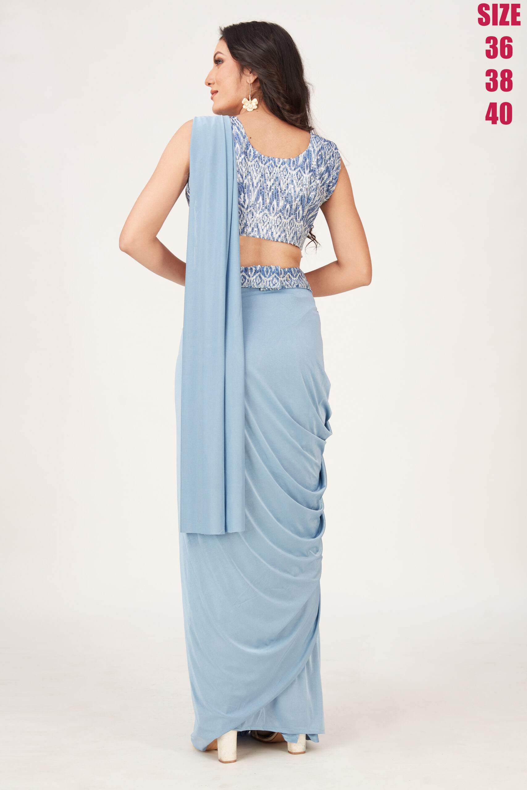 Ready To Wear Designer Saree With Handwork Blouse Collection