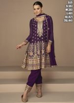 Heena Catalogue By Aashirwad Creation Premium Chinon Silk Designer Festive Wear Salwar Kameez