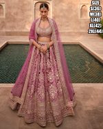 Elevate Your Style with Exquisite Pure Viscose Lycra Crystal Silk Lehenga Choli at Unbeatable Wholesale Rates