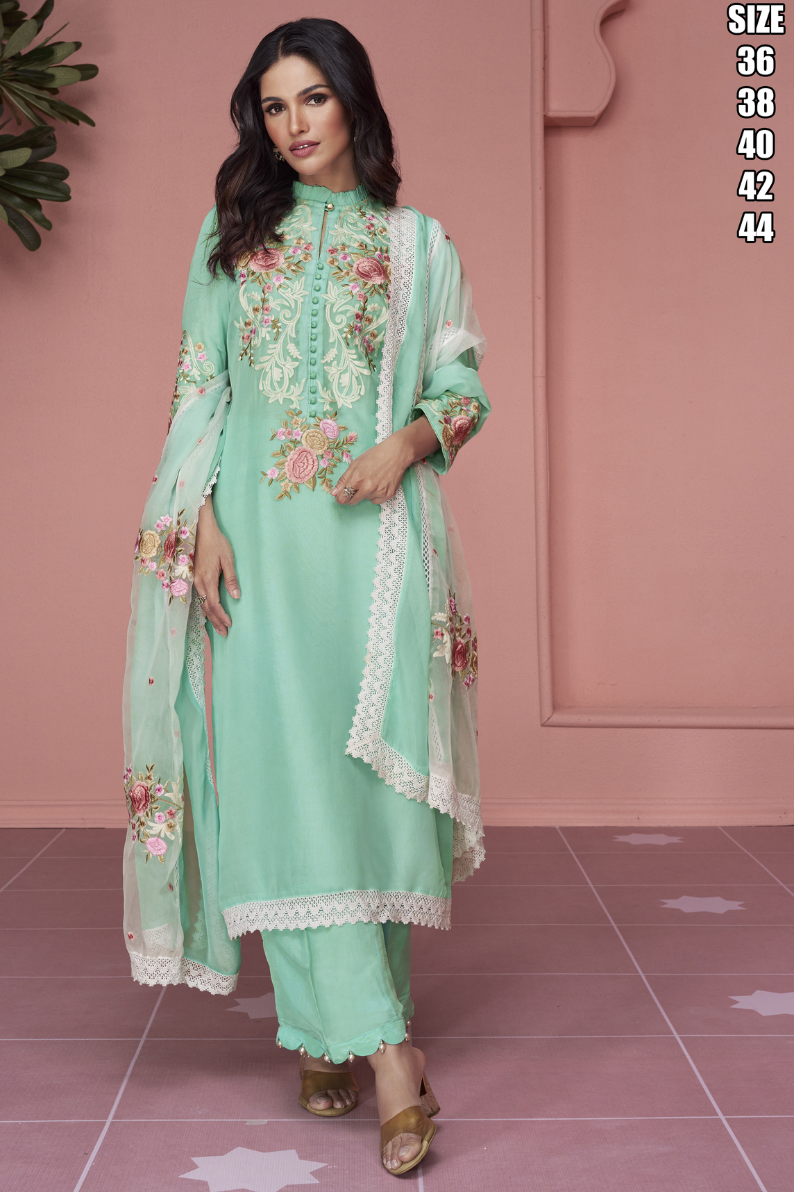 Elegance of Organza and Premium Silk: Unveiling Our Exquisite Premium Salwar Suit Collection!"